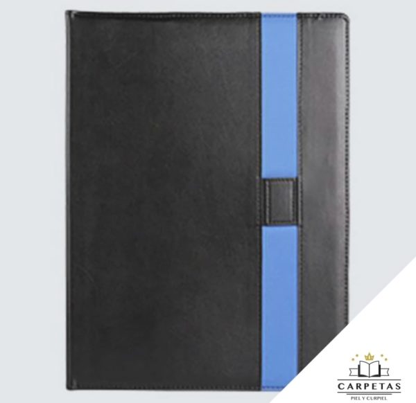 lasmejorescarpetas.com - Compra en Puebla - Carpeta Promocional De Curpiel Con Block Y Divisiones
